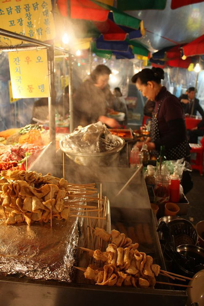 Street food in Namdaemun.