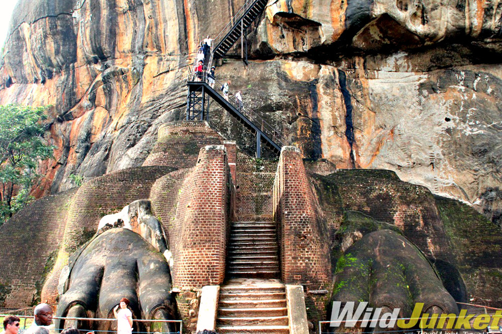 The climb up Sigiriya Rock may be steep, but the views are well worth it.