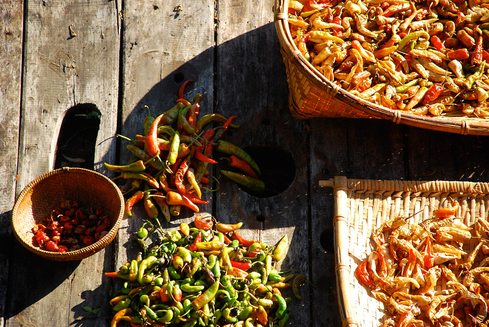 Chili is a main staple in Bhutan. Photo courtesy United Nations Photo.