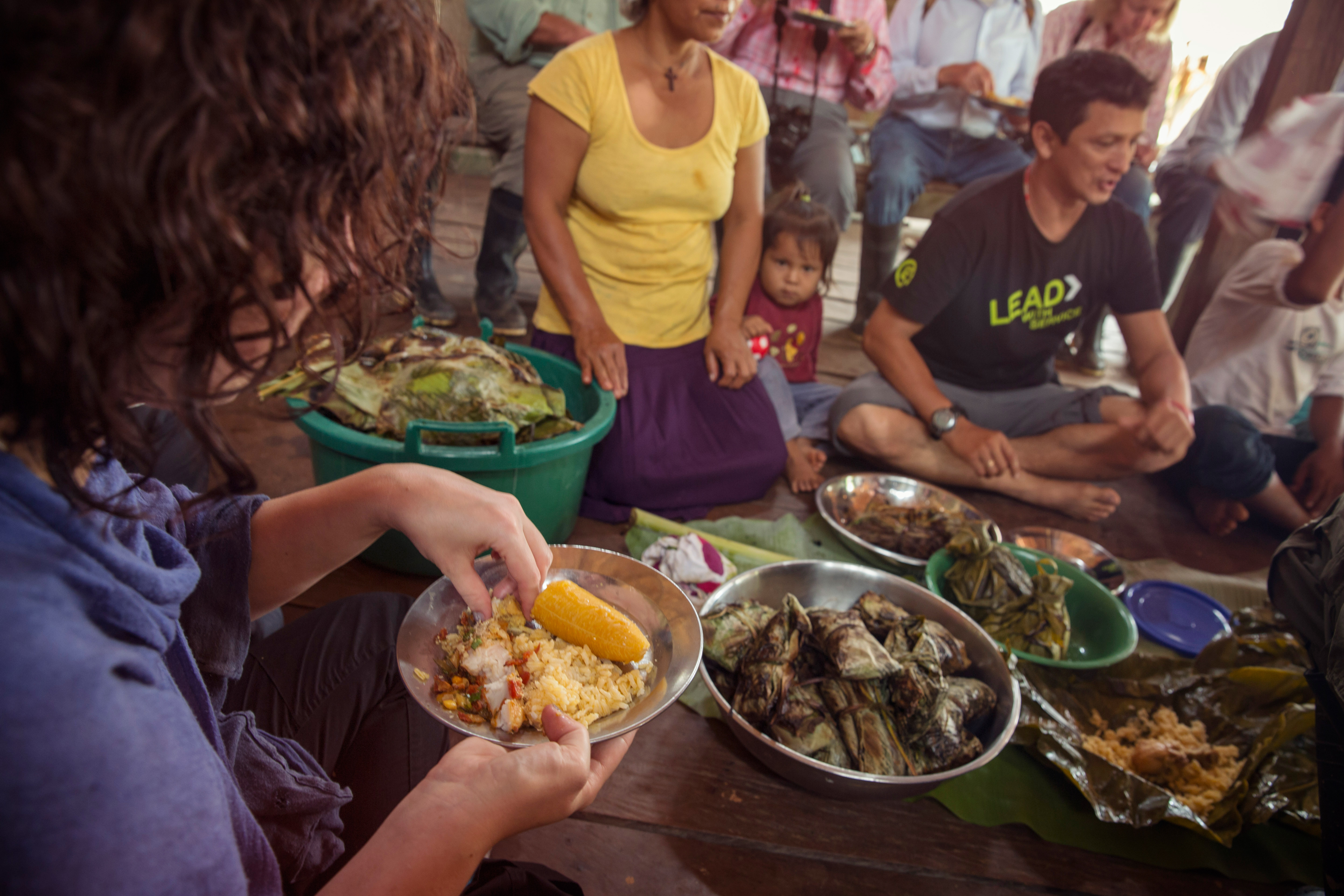 Visitors are given the opportunity to eat a home-cooked meal with the residents of the places visited on tour.