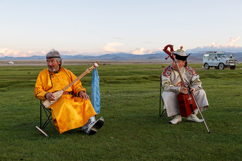 Throat singing is one of the most important rituals in Mongolia. Photo courtesy Alan F.