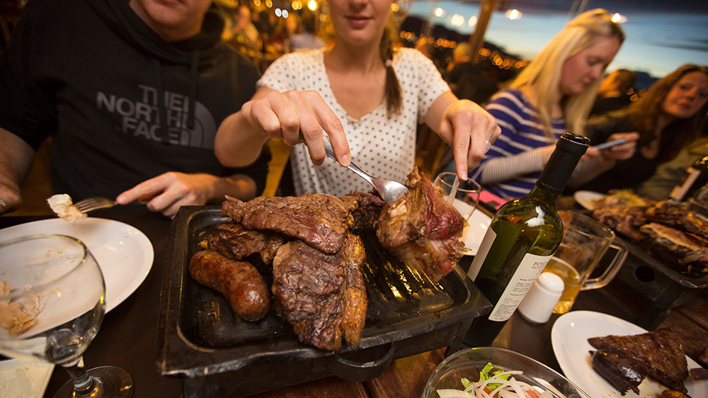 After you've tackled the trails, tuck into some asado. You've earned it.