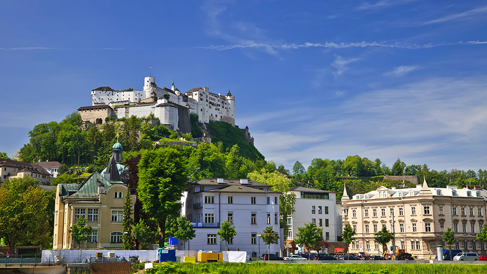 Start the day at the Hohensalzburg Fortress and end it climbing down rock faces at Strubklamm.