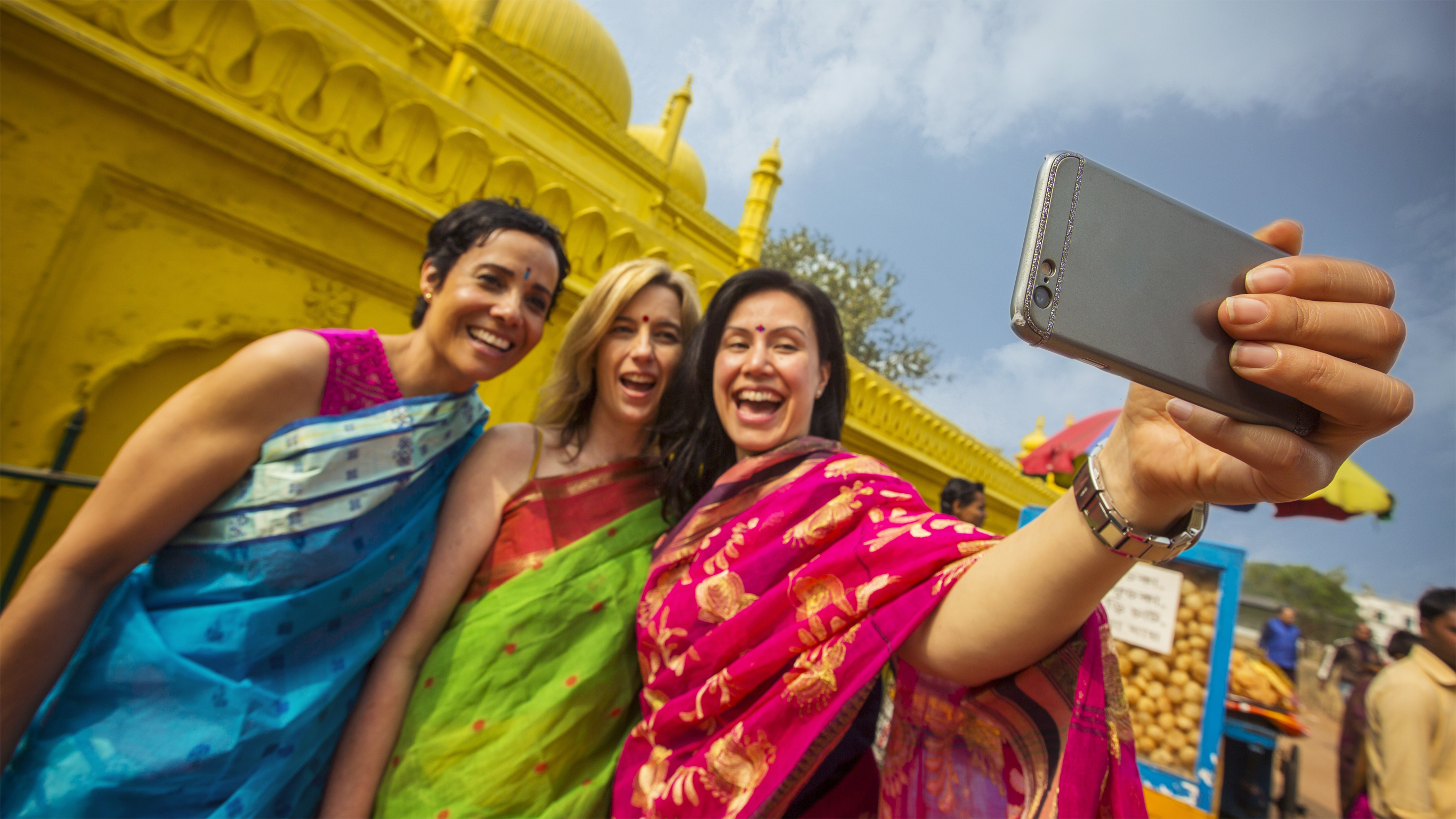 Friends can tap be your very own selfie stick.