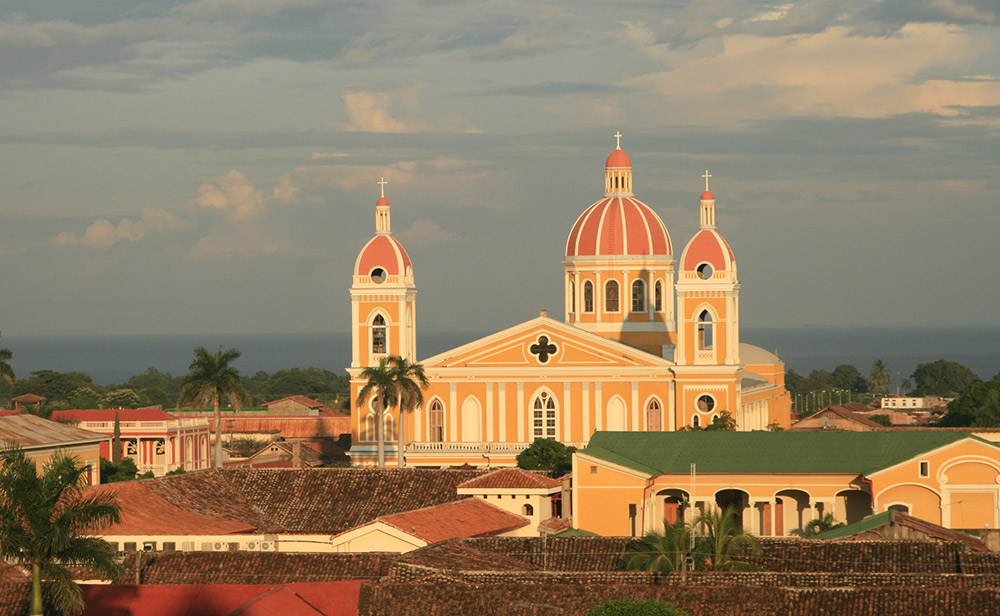 Sunset's light on Granada's famous buildings. Photo courtesy Carlos A.