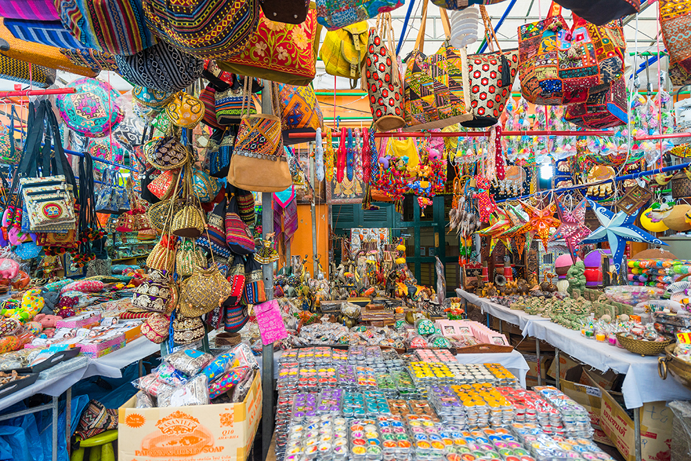 One of Singapore's many vibrant markets.