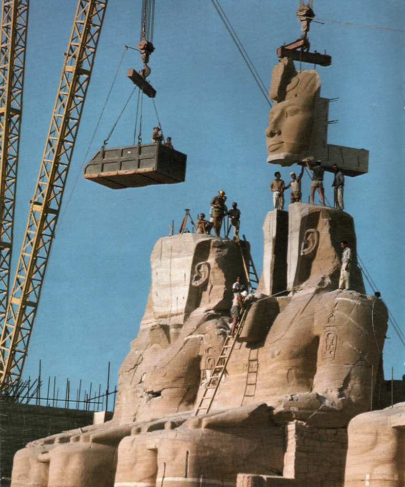 Moving temple Abu  Simbel in Egypt G Adventures