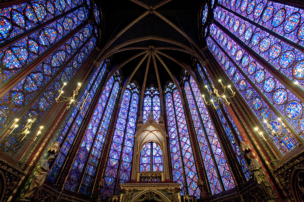 Sainte-Chapelle in Paris, France. Photo courtesy gnosne.