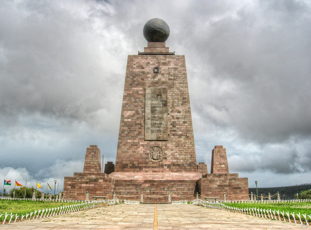 The monument at la Mitad del Mundo. Photo courtesy Paulo.