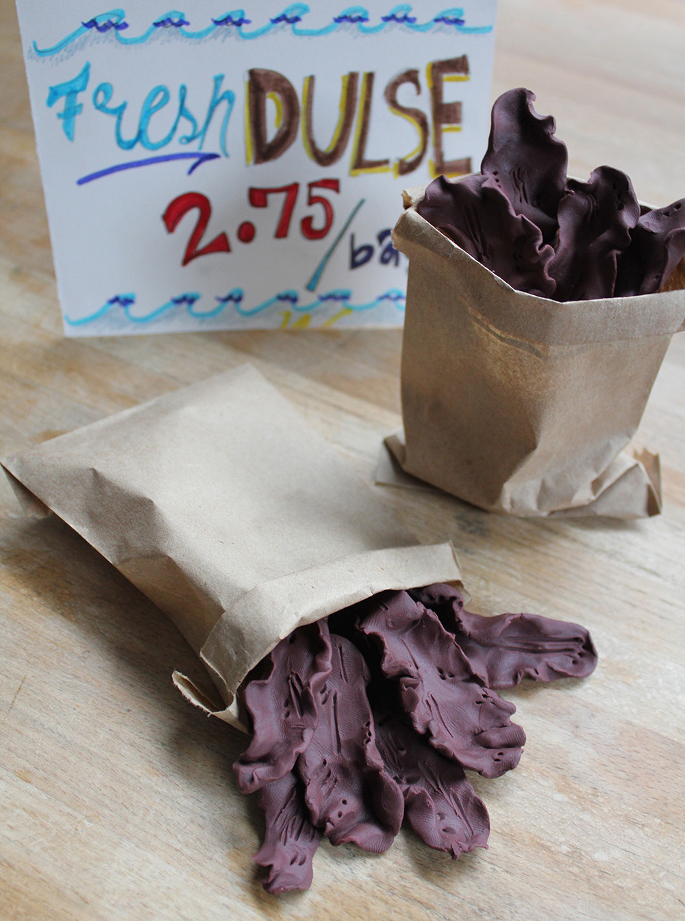 Dulse is a type of seaweed that grows in the Canadian Maritmes.