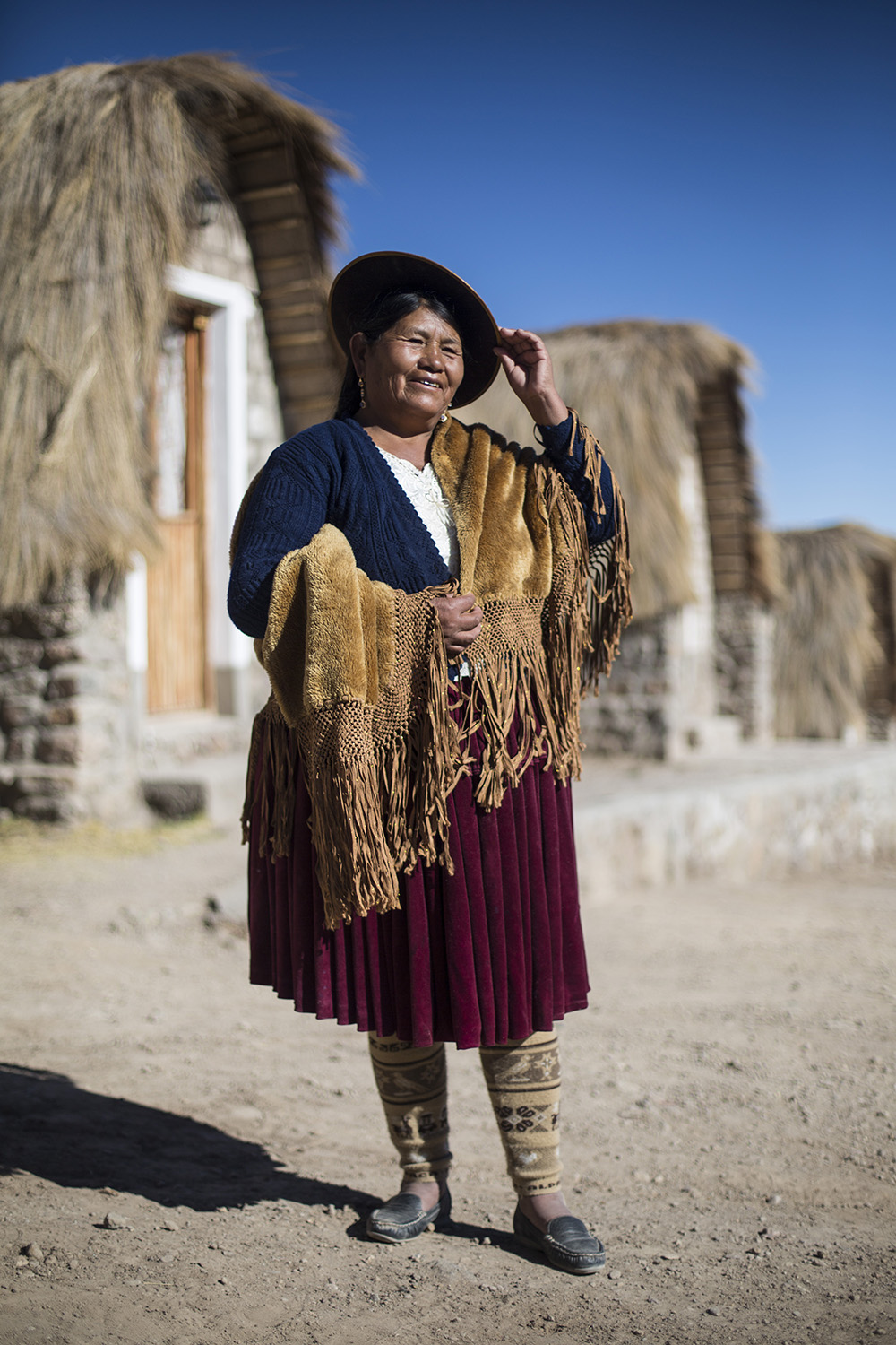 Jamina, one of the employees of the Jukil Community Lodge.