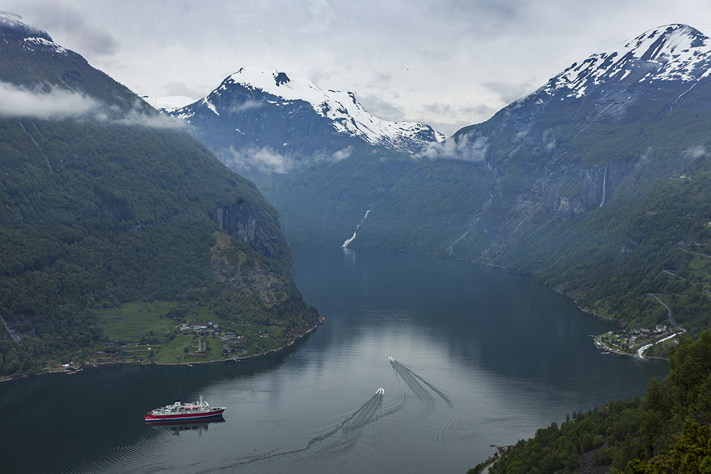 Norway's Geirganger Fjords.