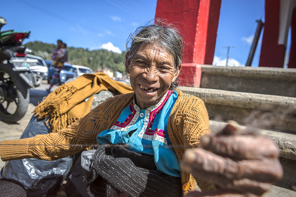 Dragan met this artisan in Mexico; she is deaf and mute, and so Dragan was unable to communicate with her. "To me," Dragan wrote on Instagram alongside her post of this image, "it is always incredible how much you can relate with someone without the use of language."