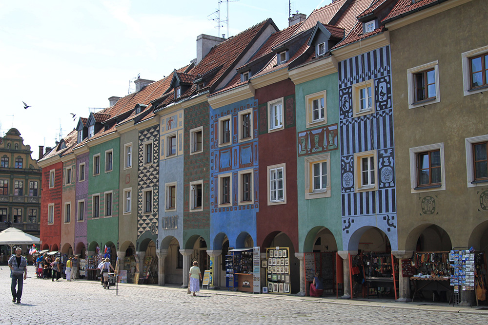 The streets of Poznan.