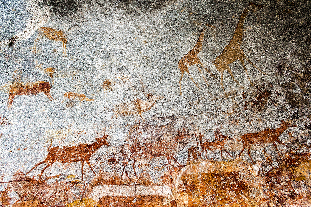 The striking rock art of Zimbabwe.