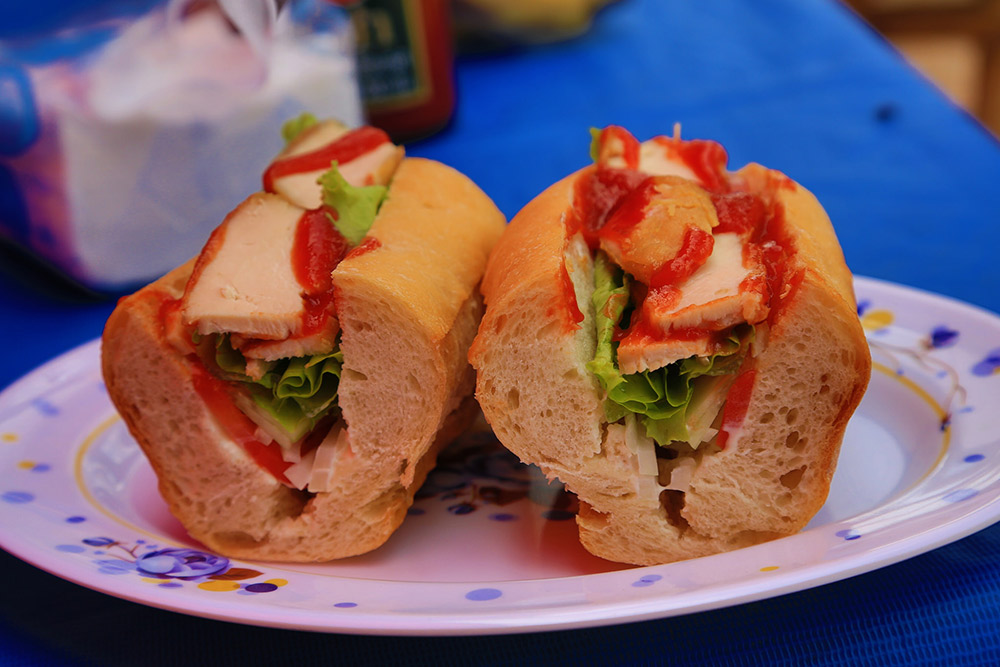 Baguettes have long been integrated into Laotian cuisine. Photo courtesy Romancing the Planet.