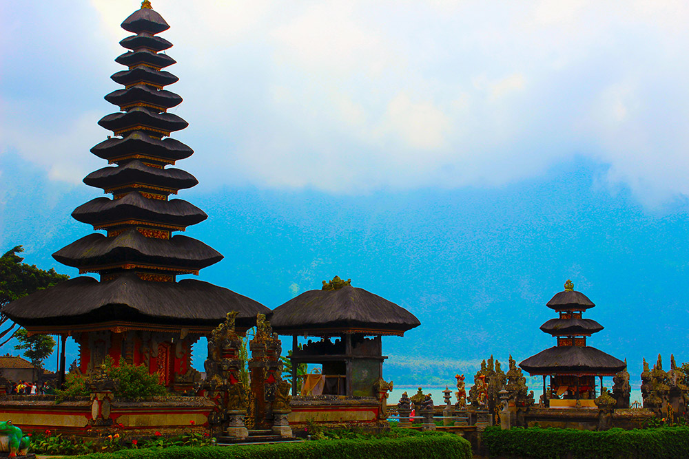 The water temple at Danu Bratan.