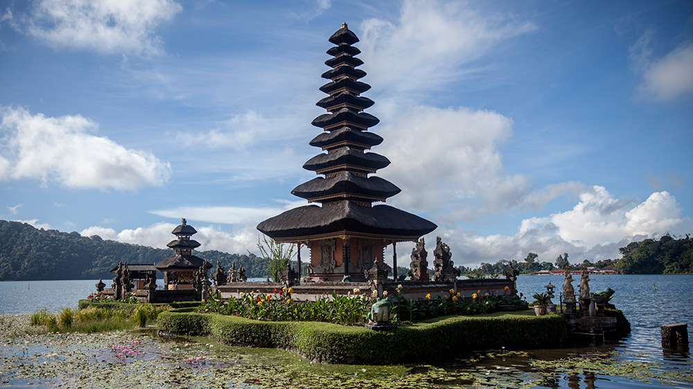 Bali's iconic Pura Dalem Bratan Temple.