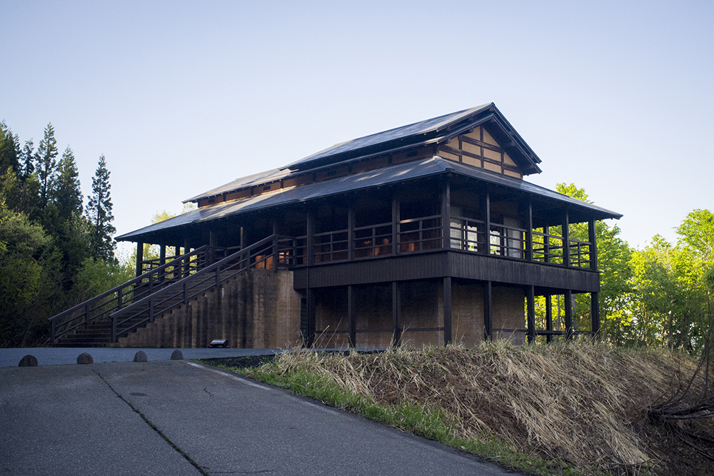 The exterior of James Turrell's House of Light.