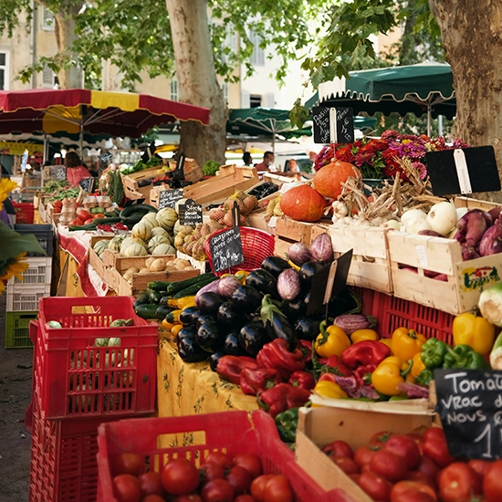 Morning Market in Aix-en-Provence