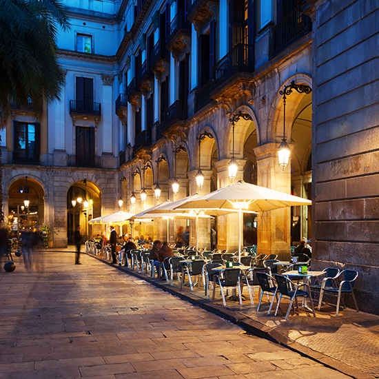Barcelona after dark