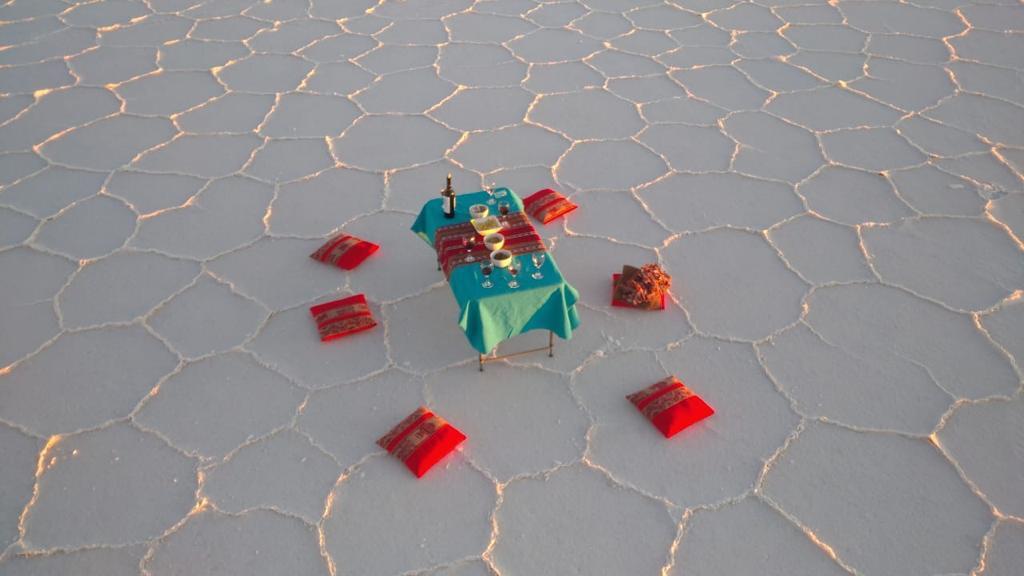 Picnic Lunch on the Salt Flats