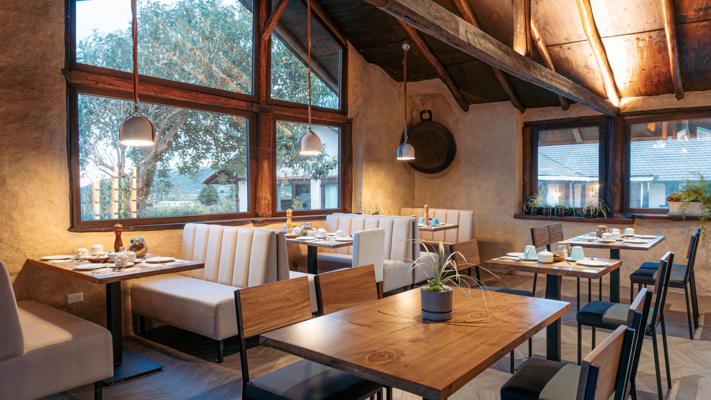 Restaurant layout at Chilcabamba