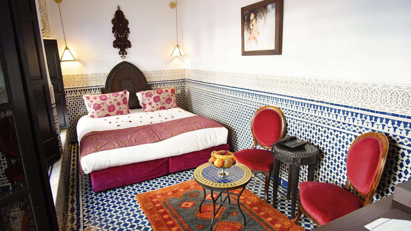 Room layout at Riad El Amine Fès