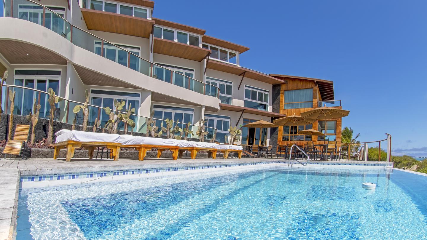 View from the pool at Iguana Crossing