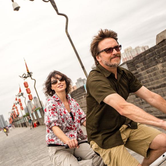 Cycling Xi'an City Walls