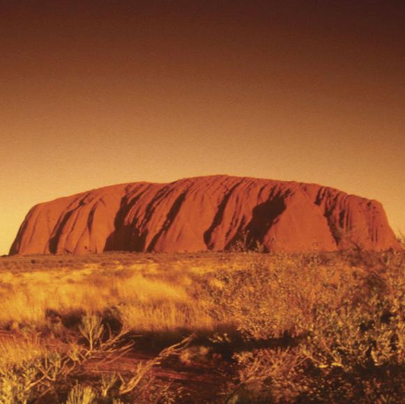 Sunset at Uluru