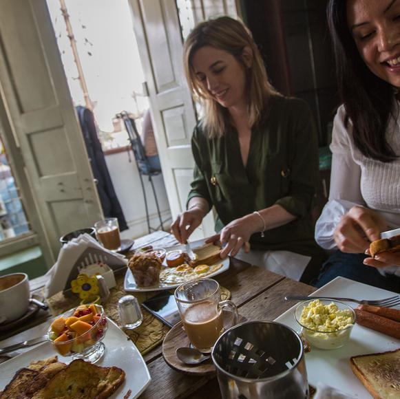 Breakfast at Open Hand Project