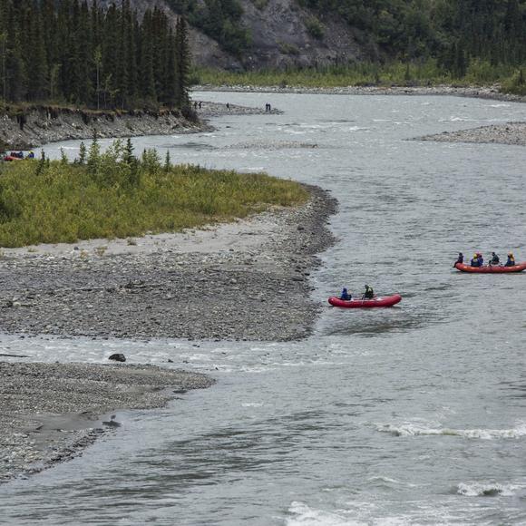 Rafting on Nenana River